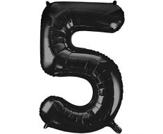 Unique Party Supplies Folienballon im Zahlen-Design, groß, 86,4 cm