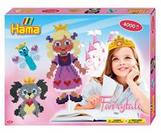 Hama 3146 - Geschenkpackung Märchen, ca. 4000 Bügelperlen, 2 Stiftplatten und 2 Motivstützen