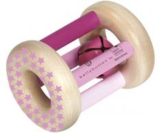 Selecta 64001 Sternchenflitzer, Greifling und Rassel - bellybutton, rosa, 7 cm