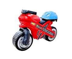polesie 46765 mx-on Rutscher Motorrad mit Helm Spielzeug