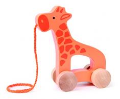 Hape E0906 - Nachzieh-Giraffe, Holzspielzeug
