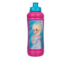 Scooli FRSW9910 - Sportflasche aus Kunststoff, leicht zu öffnen und zu schließen, BPA und Phthalat frei, Disney Frozen, ca. 425 ml