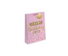 Just to Say 7705 Geschenktüte, Krafteffekt, groß, Rosa