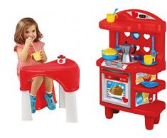 Unogiochi 1564 Bialetti Kleiner Tisch mit Küche Spielset