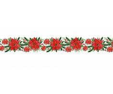 Ursus 59090050 - Masking Tape Weihnachtsstern Girlande, 1 Rolle, 30 mm x 10 m