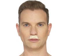 Smiffys SMIFFY S 49648 die Zahnbürste Schnurrbart, blond, eine Größe