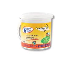 Creathek Kneteimer mit Knete und Messer