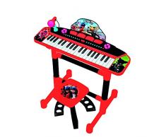 REIG 2686 Ladybug Keyboard auf Ständer mit Stuhl