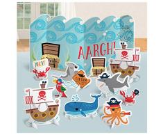 Amscan International Amscan 282219 Tischdekoration, Motiv Ahoy Birthday
