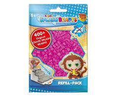 CRAZE SPLASH BEADYS Refill-Pack Ersatzperlen rosa pink Bastelperlen Nachfüllset Bügelperlen ohne Bügeln 11607