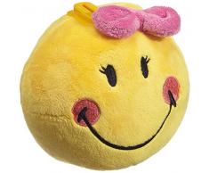 Nici 36739 - Spardose Smiley Plüsch mit Schleife, rund