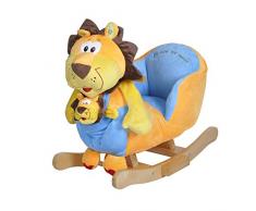Knorrtoys 40328 - Schaukeltier Löwe Baba mit Sound inklusive Handpuppe