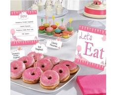 amscan 9901883 Kommunion Kirche Pink Buffet Kit