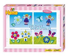 Hama 3140 - Geschenkpackung Fensterbilder, ca. 4000 Bügelperlen, 3 Stiftplatten und Zubehör
