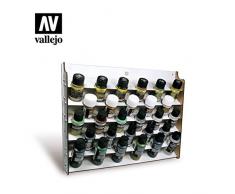 Vallejo 026009 Wandregal für Modellbaufarben für 35/60 ml, 28 Fläschchen