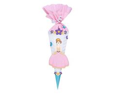 Ursus 9860001 - Schultüten Bastelset, Mini Prinzessin, 41 cm, bunt