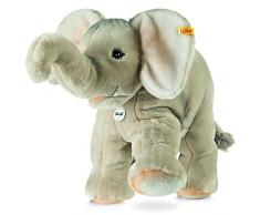 Steiff 064043 - Trampili Elefant - stehend, Plüschtier, 45 cm, grau