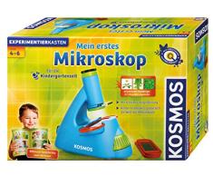 KOSMOS 634032 - Mein erstes Mikroskop für die Kindergartenzeit - Mikroskop für Kleinkinder - Experimentierkasten für 4 - 6 Jahre