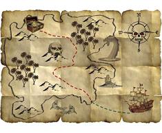 Folat Piraten Schatzkarten Dekoration