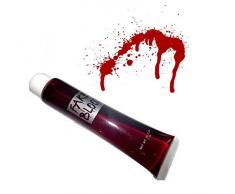 Gifts 4 All Occasions Limited SHATCHI-1452 Shatchi-Fake Blood Halloween Kostüm Fancy Accessory Make-up Dress Up Vampir Zombie Make Up Gesicht Paint Theatrischer Spaß rot