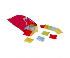 Goki 56828 Kissen Fühlmemo, 20-teilig, mehrfarbig