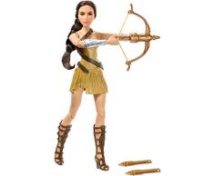 dc comics FDF35 Battle-Ready Wonder Woman Puppe, Actionfigur, bereit für den Kampf