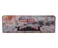 Out of the Blue 79/4018 - Trinkspiel Beer Pong, mit Spielbrett und 12 Trinkbechern, für ca. 50 ml, aus Kunststoff, im Geschenkkarton