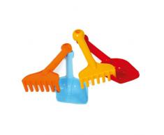 Gowi 559-21 Schaufel und Rechen, Sandkästen und Sandspielzeug, 22 cm