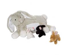 Manhattan Toy 156740 Nursing NOLA Rabbit Nurturing Stofftier, Multi