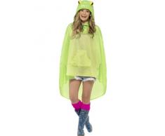 Smiffys Frog - Dusche Resistant Partei Poncho