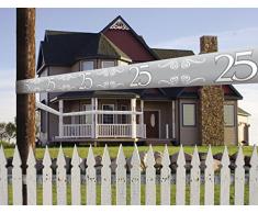 Folat 15 Meter Absperrband * SILBERHOCHZEIT * für 25 Jahre Ehe // Jubiläum s