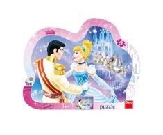 Dinotoys 311299 25 Stück von hohen Qualität Schreibtisch Jigsaws Puzzle mit Rahmen Disney Princess Motiv