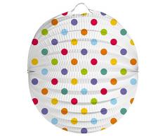 Folat Laterne Punkte 22cm Lampion Laternenzug Martinstag Halloween