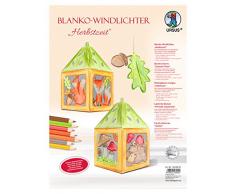 Windlichter Herbstzeit, Blanco, 2 Stück zum selbst gestalten