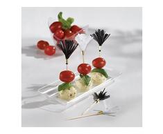 amscan 401004 schwarz Buffet Papier Fan Picks