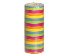 Boland 42027 - Luftschlangen Regenbogen, 1 Stück, Länge 15 Meter, Mehrfarbig, Bunt, Karneval, Geburtstag, Dekoration, Disco, Kindergeburtstag, Kindergarten, Gartenparty, Mottoparty