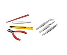 Revell 29619 - Modellbau-Zubehör, Model-Set Plus Bastelwerkzeuge & 39063 - Zubehör, 3-er Pinzetten-Set