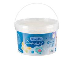 Glorex 6 1600 182 - SoapFix Seifenflocken zum Kneten weiß, 1200 g Eimer, fein geraspelte Seifenstreusel zur Herstellung eigener Seifeng, 100 % vegan