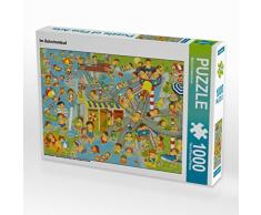 CALVENDO Puzzle Im Schwimmbad 1000 Teile Lege-Größe 64 x 48 cm Foto-Puzzle Bild von Marion Kraetschmer