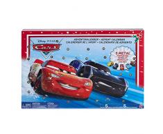 Disney GBV45 - Cars Spielzeugauto Adventskalender inkl. 5 Mini Die-Cast Fahrzeuge, Spielzeug ab 3 Jahren