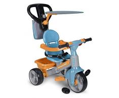 FEBER Famosa 800009614 - Evolutionäres Dreirad Baby plus Music Musikspielzeug für Mädchen von 9 Monaten bis 3 Jahren, blau