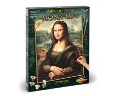 Schipper 609130511 - Malen nach Zahlen - Mona Lisa - Bilder malen für Erwachsene, inklusive Pinsel und Acrylfarben, 40 x 50 cm