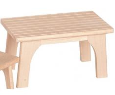 Rülke Holzspielzeug 22187 - Küchentisch Rustikal, Puppe