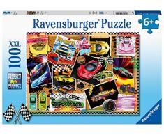 Ravensburger 12899 - Rennwagen Pinnwand - 100 Teile XXL Kinderpuzzle