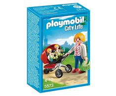 Playmobil 5573 Mother with Twin Stroller Kleidung FÜR Puppen, Bunt