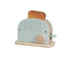 Little Dutch 4461 Holz Toaster Set 10-teilig, Mehrfarbig, 18 x 8 x 18 (LxBxH)