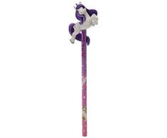 Depesche 5991 Bleistift mit 3D Topper, Ylvi und die Minimoomis, ca. 2,5 x 5 x 20,5 cm, Sortiert, bunt