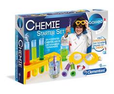 Clementoni 69175 Galileo Science – Chemie Starter-Set, farbenfroher Experimentierkasten mit Experimenten für Zuhause, Spielzeug für Kinder ab 8 Jahren, abwechslungsreiche Versuche