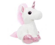 Aurora World 60854 Sparkle Tales Princess Einhorn Plüsch, Weiß, 30.5 cm