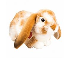 Teddy Hermann 937913 Hase sitzend Plüsch, Hellbraun/weiß, 30 cm